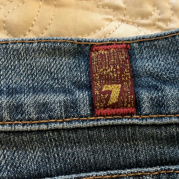 7 For All Mankind Jeans Size 26, Style U075055U-055U Bootcut - Picture 8 of 16